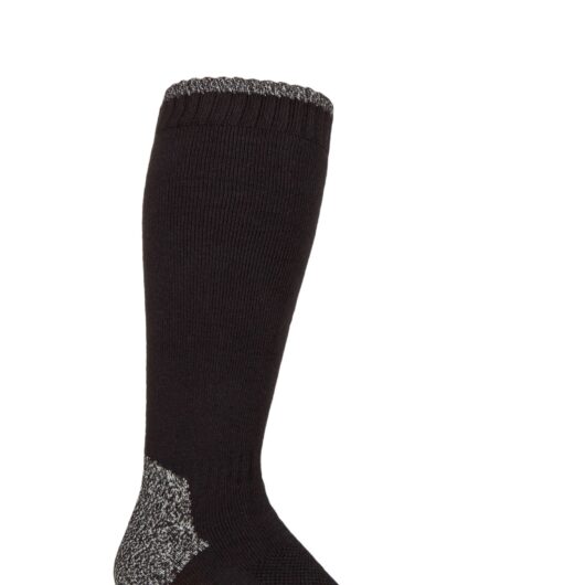 Mens 1 Pair SOCKSHOP BlueGuard RHS Royal Horticultural Society Cotton Gardening Long Boot Socks Black 6-11