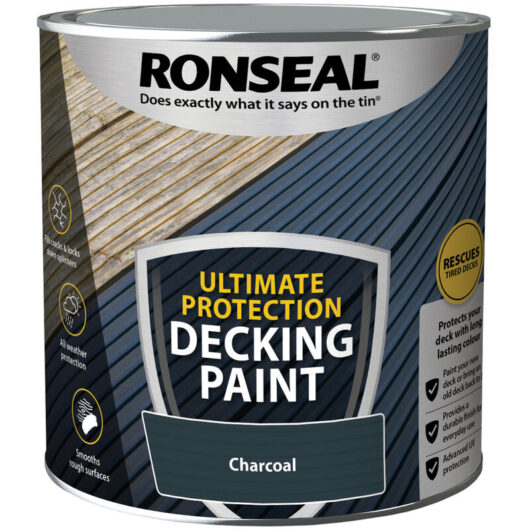 Ronseal Ultimate Protection Decking Paint - 2.5L - Charcoal