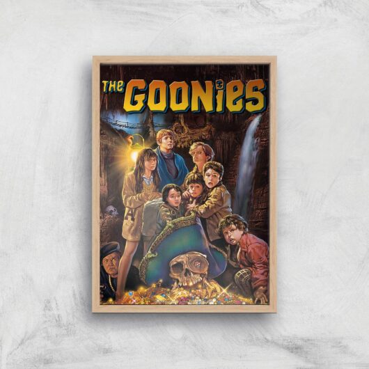 The Goonies Classic Cover Giclee Art Print - A2 - Wooden Frame