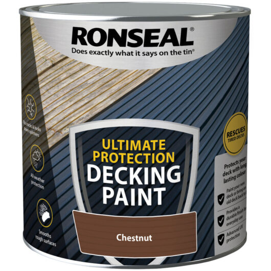Ultimate Protection Decking Paint - 2.5L - Chestnut - Ronseal