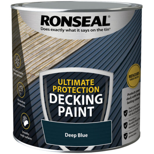 Ultimate Protection Decking Paint - 2.5L - Deep Blue - Ronseal