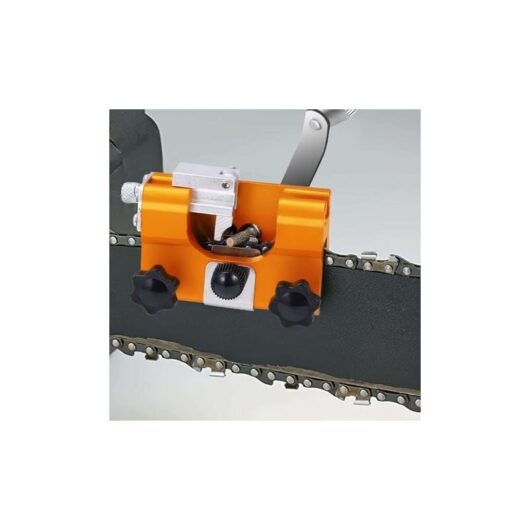 Chainsaw Chain Sharpener, Hand Crank Chainsaw Sharpener, Sharpener Grinding Device, Sharpening Tool for Lumberjack and Gardener Chainsaw