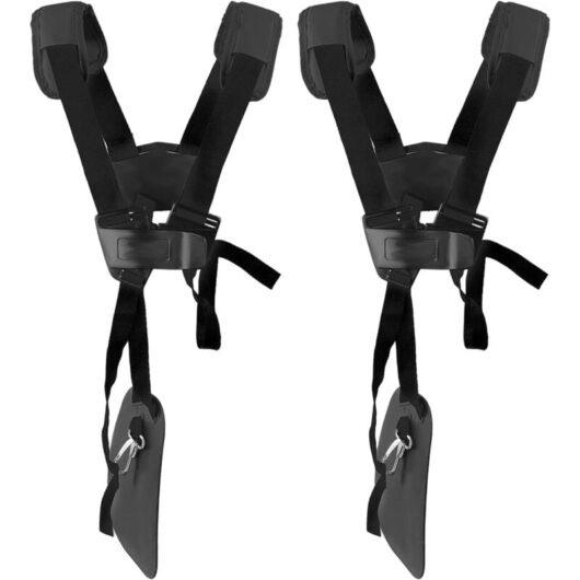 Linghhang - 2 Adjustable Shoulder Straps Included - Lawn Mower Brush Cutter Harness with Nylon Belt, for Gardening or Brush Cutter for km, stihl fs