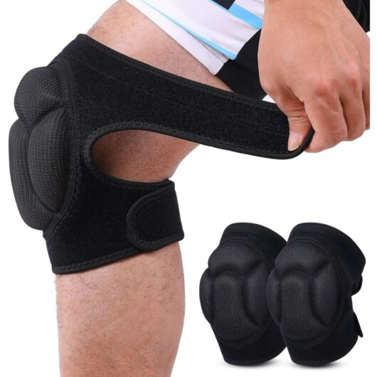 Memkey - 2 Pack Protective Knee Pads, Anti-Collision Thick Sponge Knee Pads for Gardening, Working, Jogging, Mountain Biking