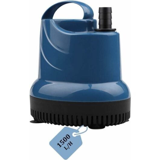Mini submersible pump 1500 l/h 20W drainage height suitable for gardens, aquariums, ponds, fountains