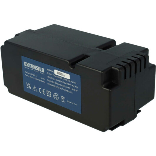Replacement Battery compatible with Mr. Gardener 7S1P, 7S2P, 862615, 862618 Lawnmower (2500 mAh, 25.2 v, Li-ion) - Extensilo