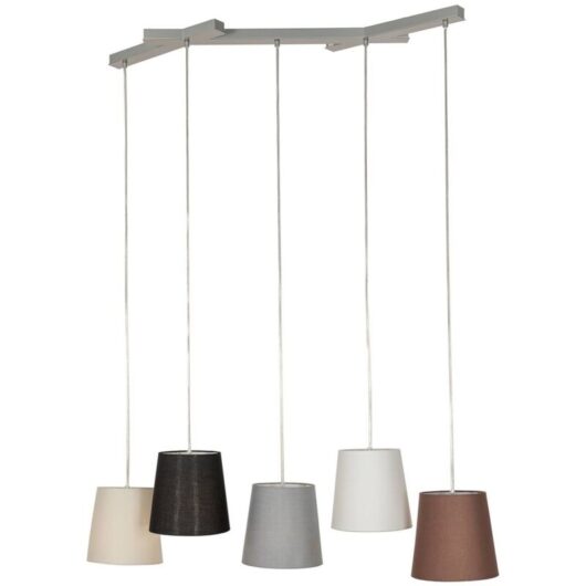 Ceiling Lightdimmable 'Thamila' made of Textile for Living Room & Dining Room