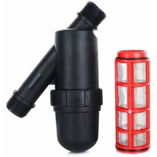 Ymyny - 3/4-inch mesh filter, stainless steel irrigation strainer filter, conditioned water filter for gardening, agriculture, drip irrigation for
