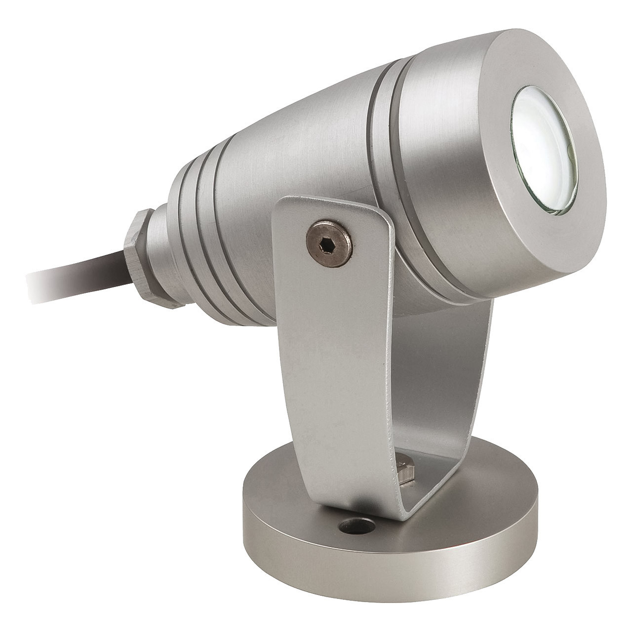 Firstlight Waterproof Modern Style LED Garden and Pond Spike Light 3W Daylight Aluminium