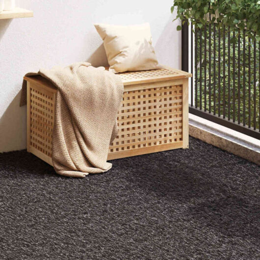 Artificial Grass Black 2 x 1 m Polypropylene Vidaxl