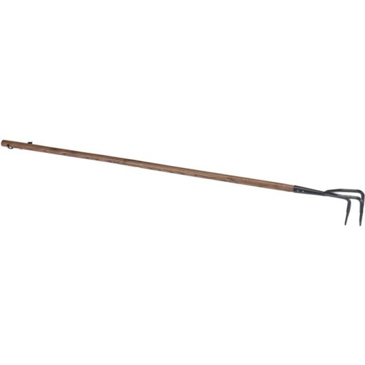 Draper Carbon Steel Cultivator with Ash Handle (Model 14309) - Durable Gardening Tool for Tilling and Cultivating Soil