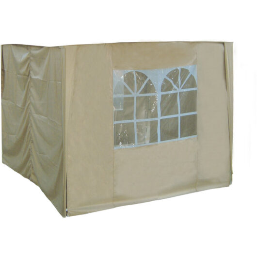 Greenbay - 2.5x2.5m Pop Up Gazebo 4 Side Curtains Replacement Only Canopy Side Covers Beige