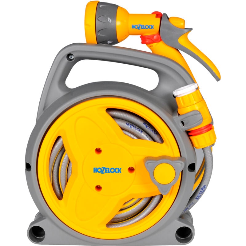 Hozelock - 2425 Pico Reel with 10m Hose with Fittings and Spray Gun