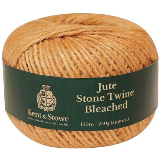 Kent&stowe - 70100830 Jute Twine Bleached Stone 150m (250g) K/S70100830