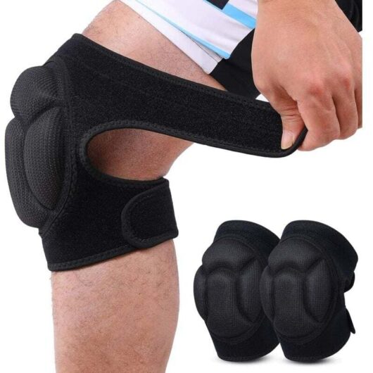 2-Piece Protective Knee Pads, Anti-Collision Thick Sponge Knee Pads for Gardening, Work, Jogging, Mountain Biking