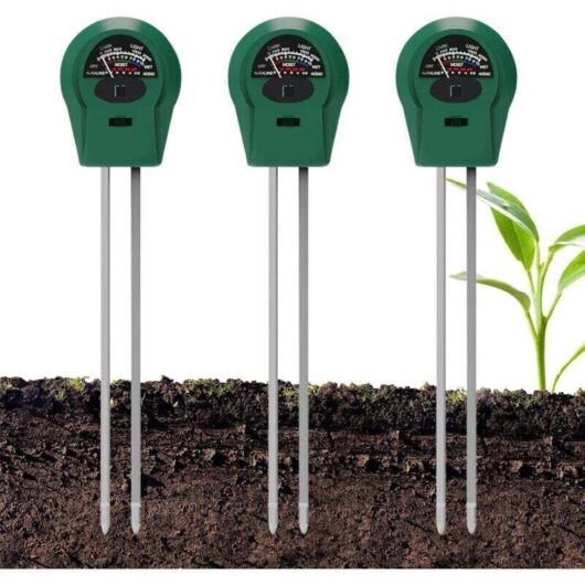 3-in-1 Soil Tester, 3-in-1 Moisture Tester, 3-Piece Soil pH Meter, Soil Moisture Meter, Plant Moisture Tester for Home, Lawn, Plant, Farm, etc.