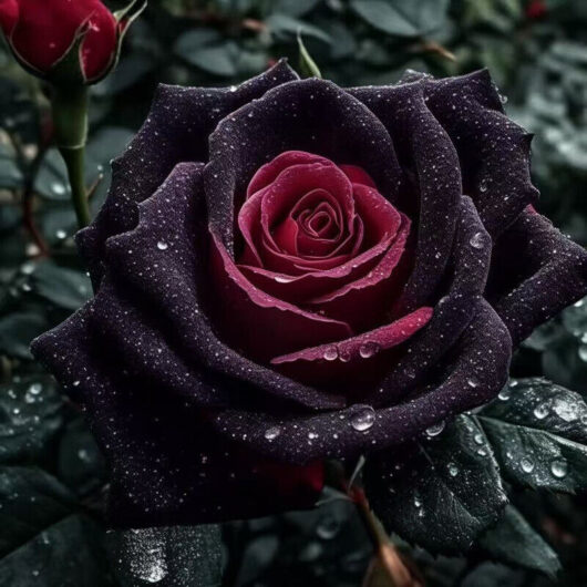 200 black rose seeds - ideal for gardens, pots, or floral decoration, easy to grow.