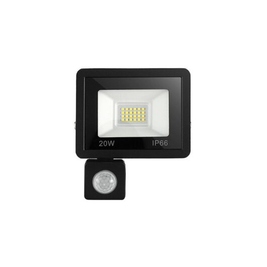 20W Outdoor led Floodlight with Motion Sensor 6500K Outdoor led Floodlight, IP66 with Motion Sensor Security Lamp, for Garden, Patio, Lawn, Party,