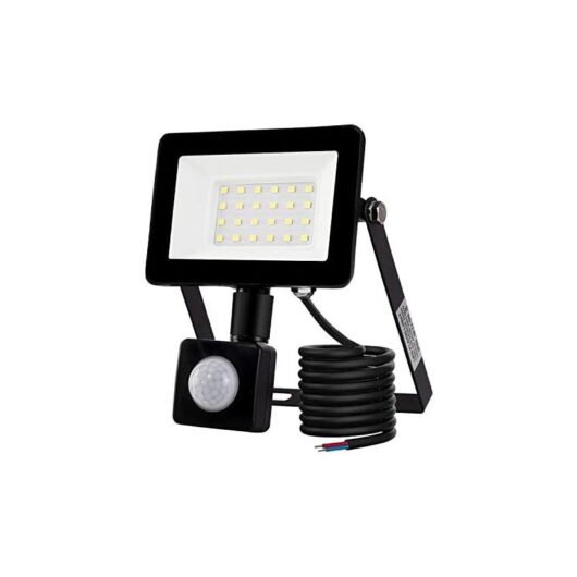20W led Floodlight Outdoor Motion Sensor Light 6500K led Outdoor Spotlight IP66 with Motion Sensor Security Lamp for Garden Patio Lawn Party led