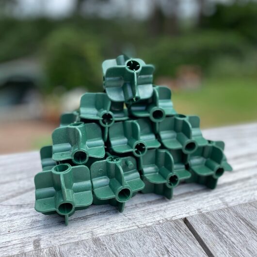 Bamboo Cane Connecting Balls Flexible Fruit Cage Connectors (Pack of 20)