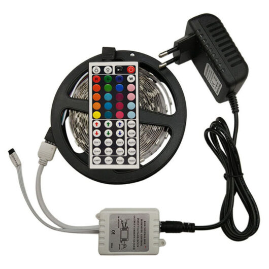 Bandes lumineuses led 5 m rgb Couleurs changeantes led Lumières pour la maison, la cuisine, la chambre, la chambre, le dortoir, le bar, avec