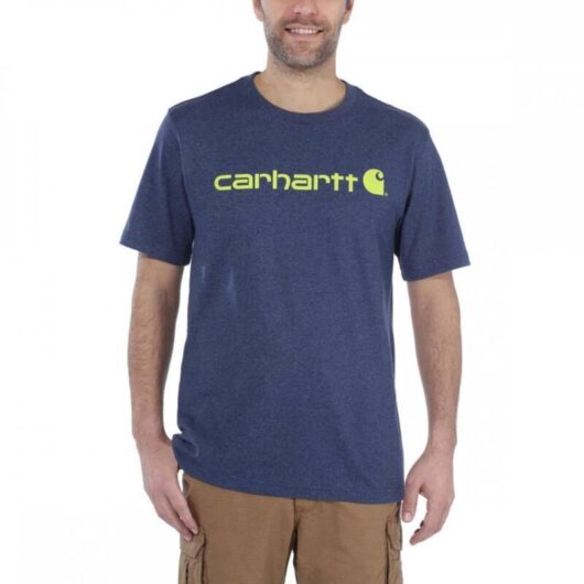 Carhartt 103361 Core Logo T-Shirt Cobalt XL