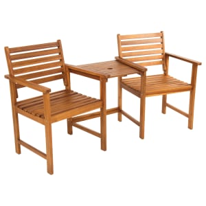 Charles Bentley FSC Acacia Wooden Companion Garden Seat