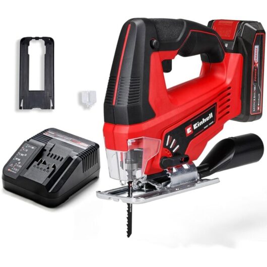 Einhell - 18v Cordless Jig Saw TC-JS18/70 Li Power X-Change 2.5ah Battery Charger