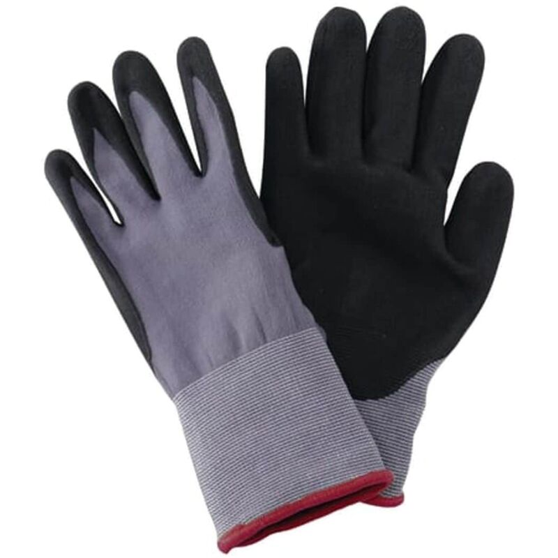 Kent&stowe - 70105361 Premium Seed & Weed Red Trim Gloves - Men's Large