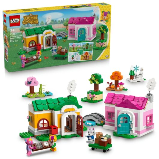 LEGO Animal Crossing Creative Houses: Seasons of Fun Building Set 77057