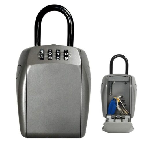 Master Lock - 5414EURD 5414E Portable Shackled Combination Reinforced Security Key Lock Box MLK5414E