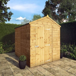 Mercia 8 x 6ft Shiplap Windowless Apex Shed with Assembly