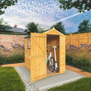 Mercia Overlap Apex Shed With Assembly - 6 x 4ft