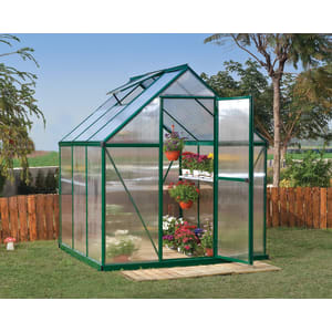 Palram Canopia Mythos Green Greenhouse - 6 x 6ft
