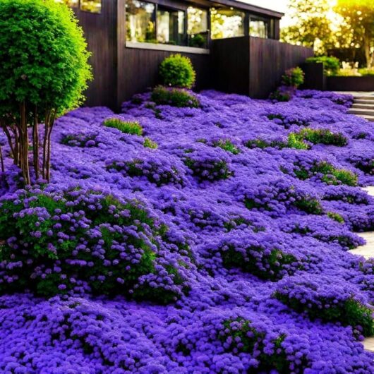 Purple Creeping Thyme Seeds - 10,000-Pack Seeds, Perennial Ground Cover Plant, Aromatic, Drought-Tolerant, Ideal for Garden and Vegetable Patch