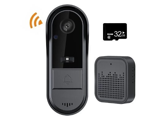 Smart Home Wireless Video Doorbell - Optional 32GB Card!
