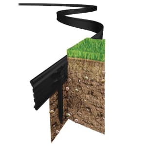 Swift Edge Black Garden Edging Kit - 18m