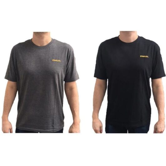 T-Shirt Twin Pack Grey & Black - xl - STCTSGB2XL