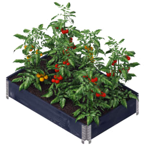 Upyard Large Eco Black Garden Box - 1200 x 800 x 195mm - 0.96m²