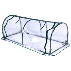 Wickes Green PVC Grow Tunnel - 130 x 60 x 50cm