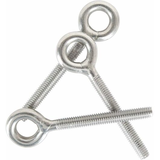 304 Stainless Steel M12 Closed Ring Welding Screws Corrosion Resistant 3pcs