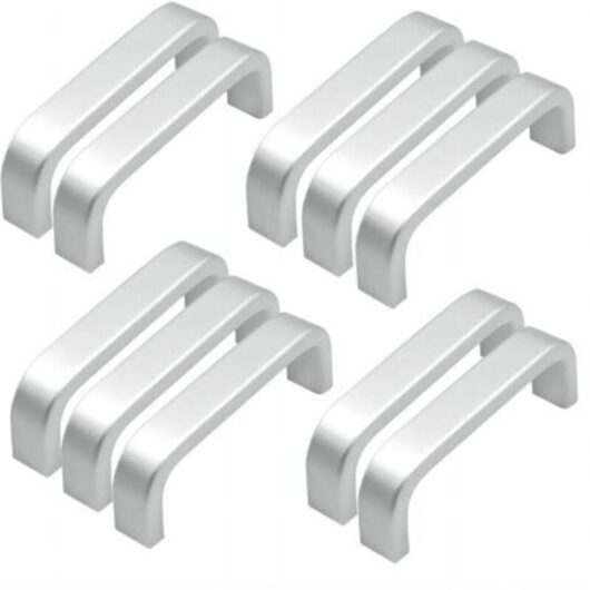 (64MM),10pcs Mini Aluminum Kitchen Cabinet Door Handles Cupboard Drawer Bedroom Furniture Pull