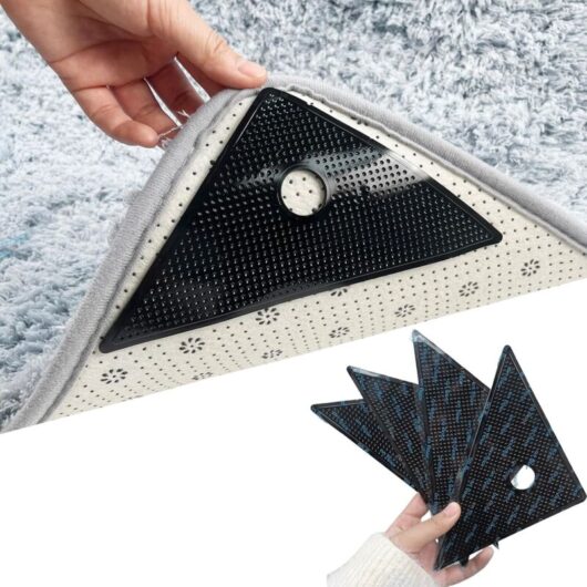 Anti-Slip Carpet Pads - Self-Adhesive, Washable, Reusable, PU Gel for Maximum Grip, No Residue, Floor Protection