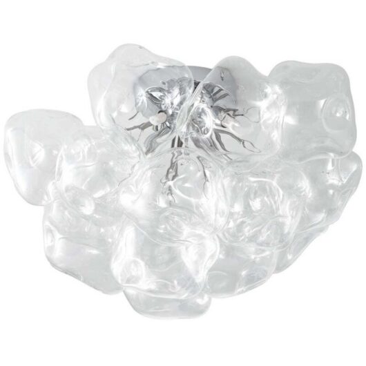 Ceiling Lightdimmable 'Diborah' made of Glass for Living Room & Dining Room