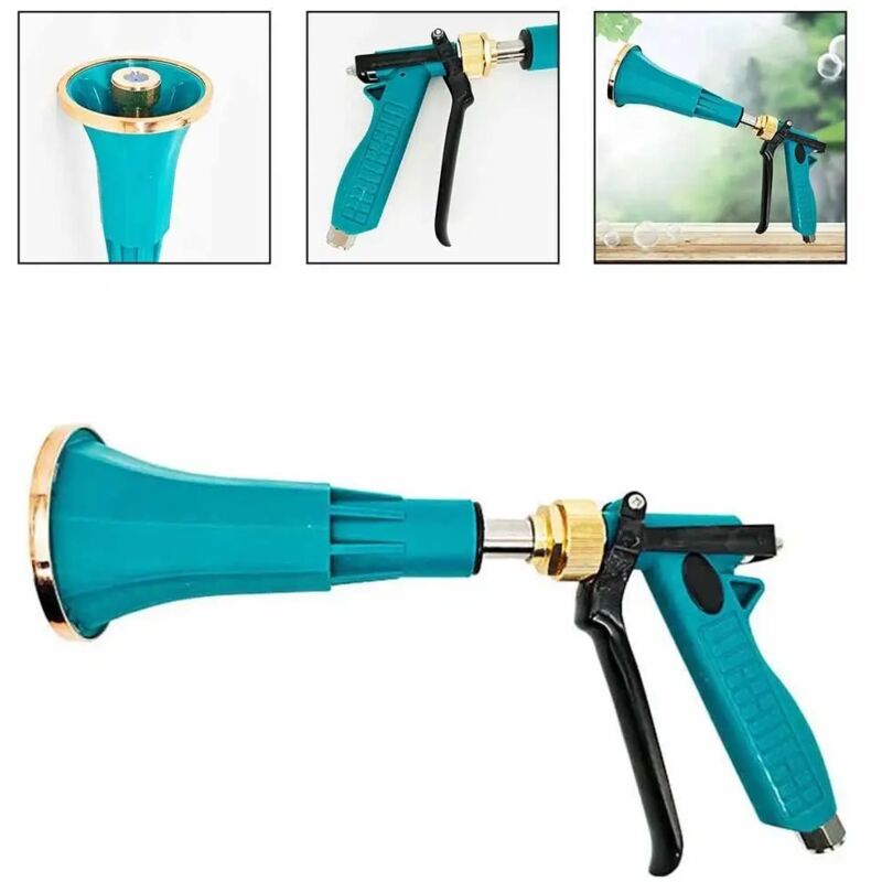 High-Pressure Garden Sprayer - Short Spray Gun for Cleaning, Watering & Outdoor Maintenance