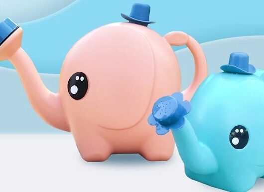 Kid's Long-Spouted Elephant Watering Can - 2 Colours!