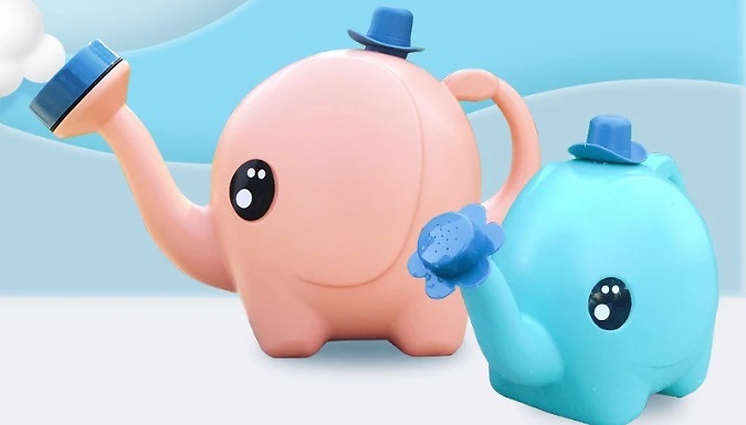 Kid's Long-Spouted Elephant Watering Can - 2 Colours!