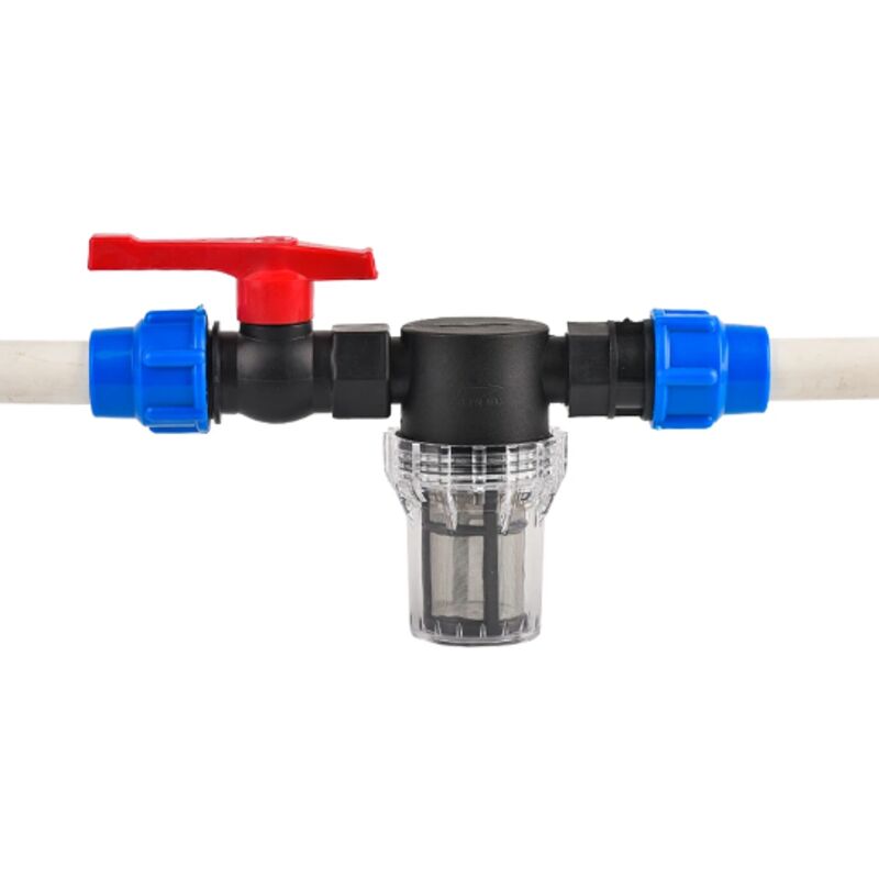 PVC Water Pipe Quick Connect Filter IBC Accessories Garden Irrigation System PE Filter 32mm