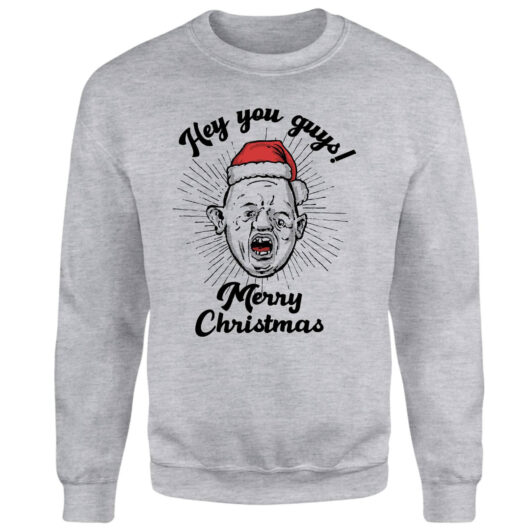 The Goonies HO! HO! HO! You Guys! Christmas Jumper - Grey - XS
